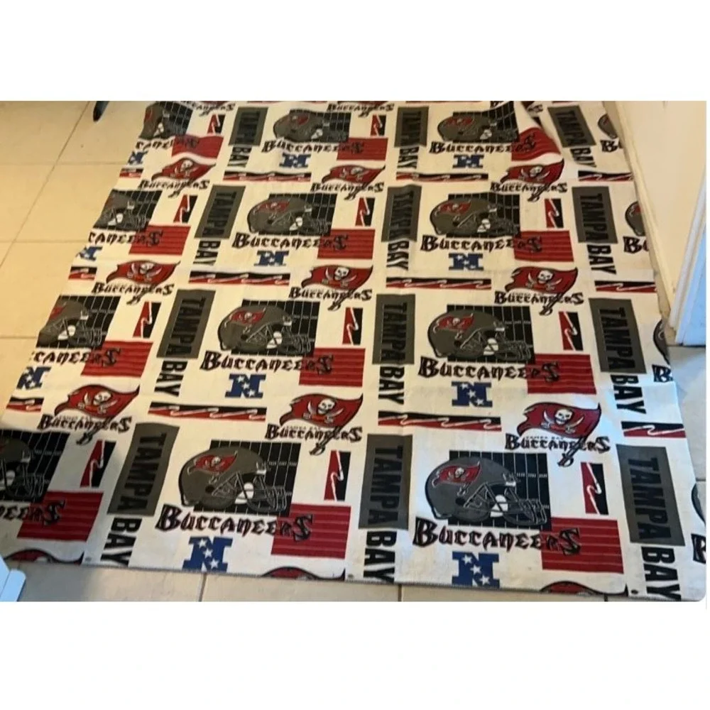 Lot of Buccaneers Flags Helmut Sign and Blanket